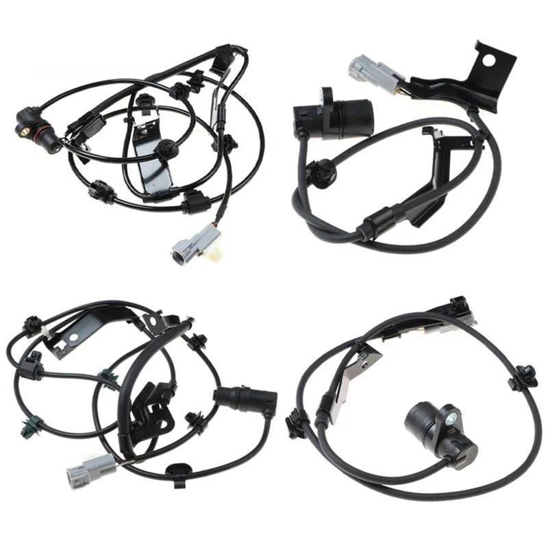 VBNYBA ABS Sensor Kompatibel Mit Toyota Für Hilux Für Vigo Vorne Hinten Links Rechts ABS-Radgeschwindigkeitssensor 89542-0K020 89543-0K020 89546-0K070 89545-0K070(4 pcs) von VBNYBA