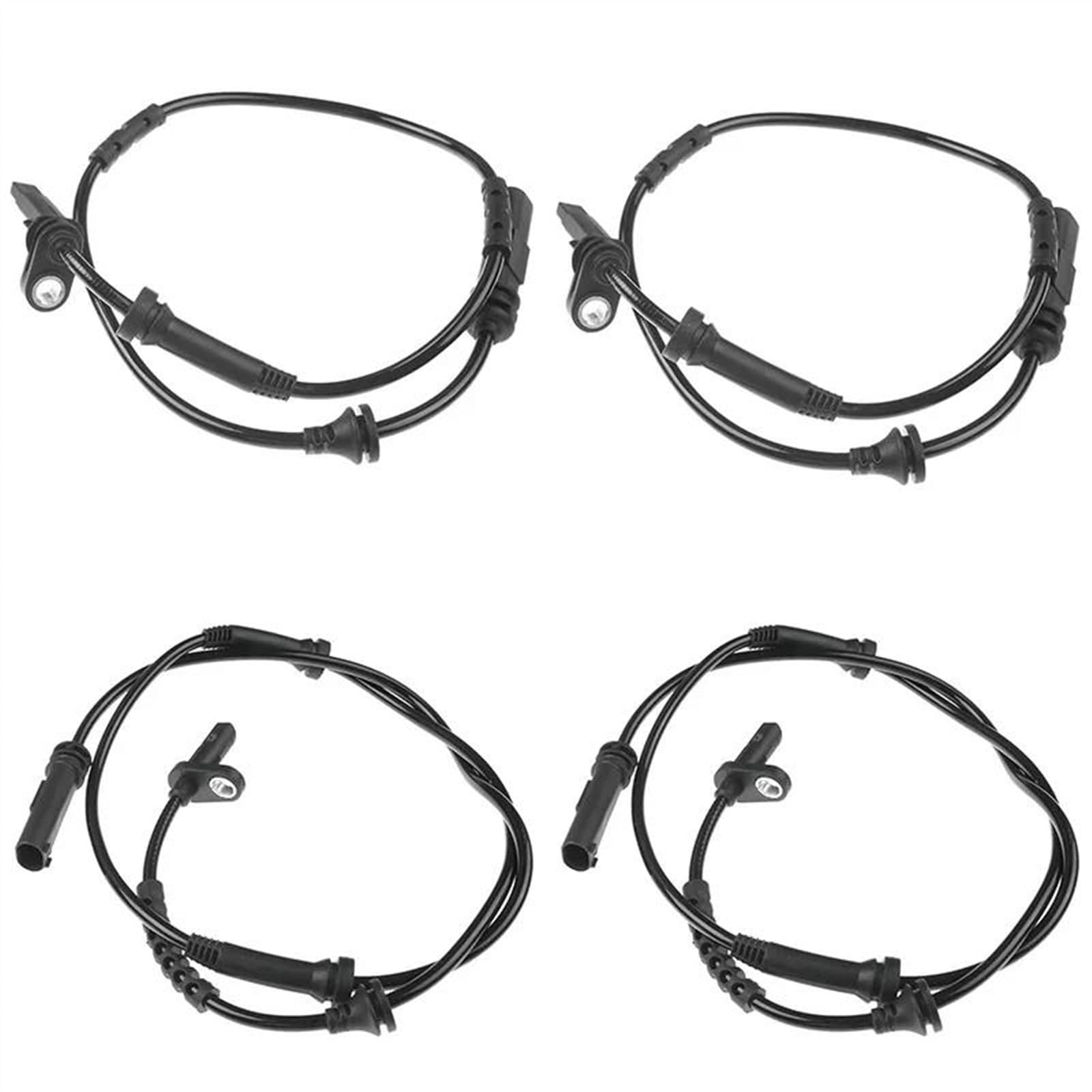 VBNYBA ABS Sensor Kompatibel Mit X3 F25 X4 F26 Vorne Und Hinten Links Und Rechts ABS-Radgeschwindigkeitssensor 34526869292 34526869293(2PCS 9292 2PCS 9293) von VBNYBA