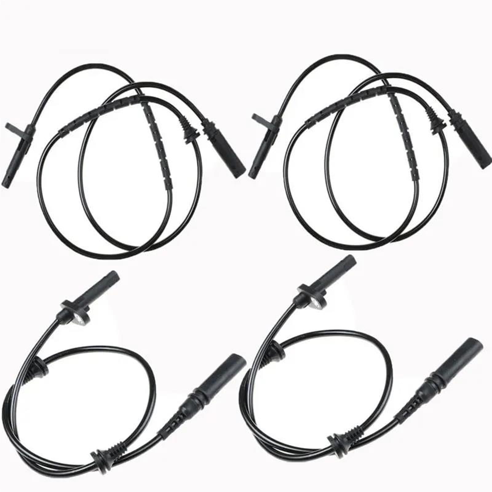 VBNYBA ABS Sensor Kompatibel Mit X5 E70 F15 M F85 X6 E71 E72 F16 M F86 3.0L 4.4L 4.8L Vorne Hinten Links Rechts ABS Sensor 34526771776 34526771777(4PCS) von VBNYBA