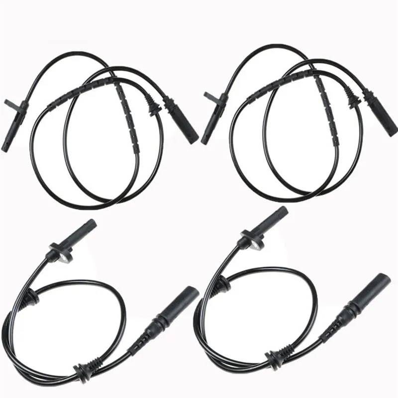 VBNYBA ABS Sensor Kompatibel Mit X5 E70 F15 M F85 X6 E71 E72 F16 M F86 3.0L 4.4L 4.8L Vorne Hinten Links Rechts ABS Sensor 34526771776 34526771777(4PCS) von VBNYBA