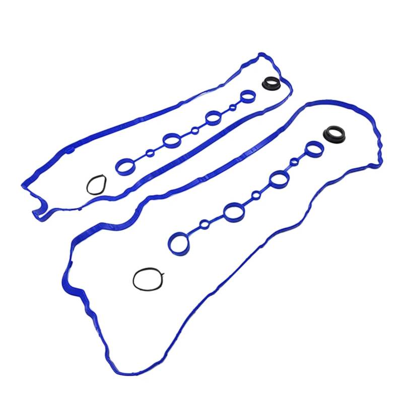 VBNYBA Auto Ventildeckeldichtung Kompatibel Mit Porsche Für Cayenne 2003 2004 2005 2006 Ventildeckeldichtung Motorventildeckel-Dichtungssatz 94810593205(Blue) von VBNYBA