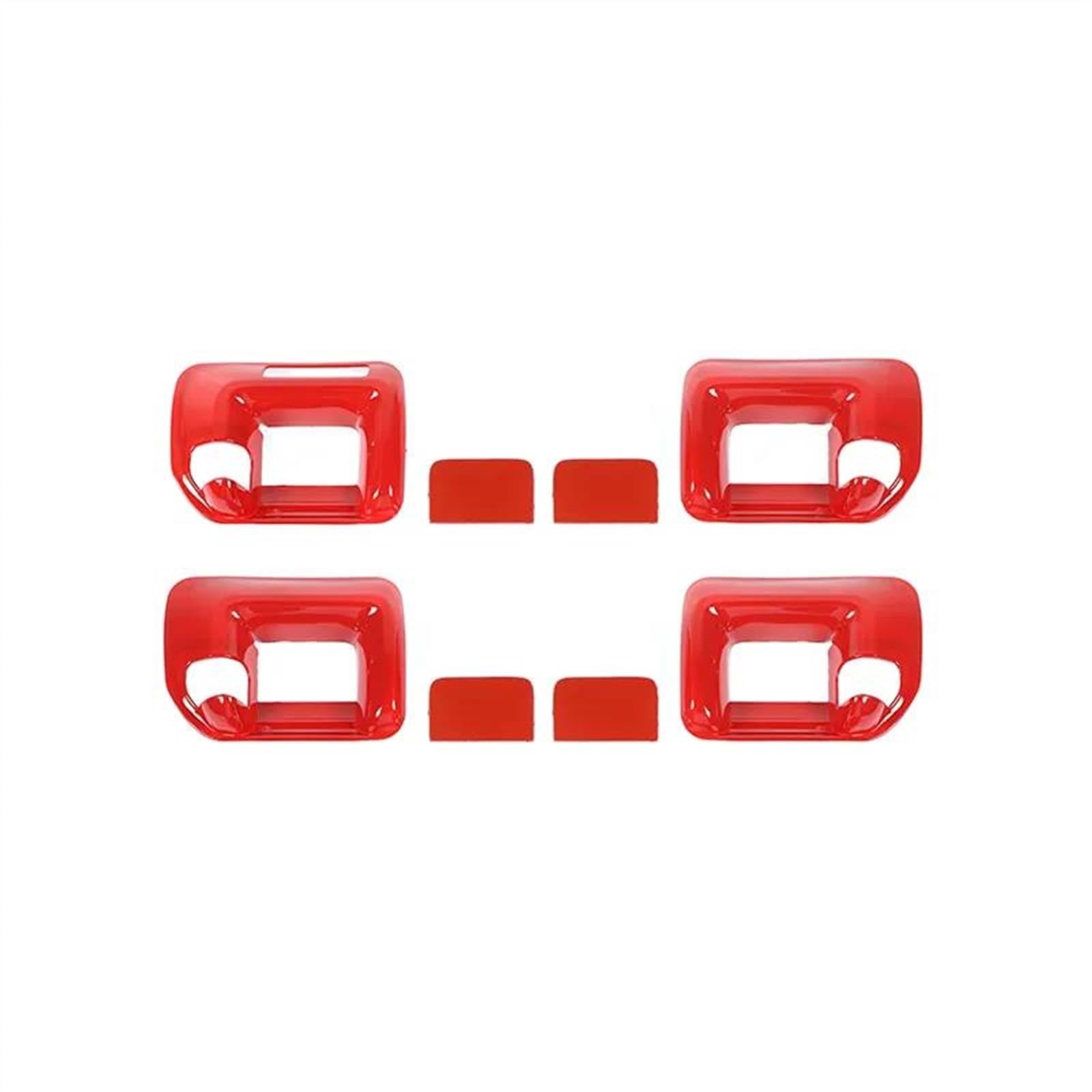VBNYBA Autoinnenausstattung Kompatibel Mit Chevrolet Für Silverado 2014 2015 2016 2017 2018 Auto-Innentürgriff Schüssel Dekoration Abdeckung Aufkleber(3) von VBNYBA