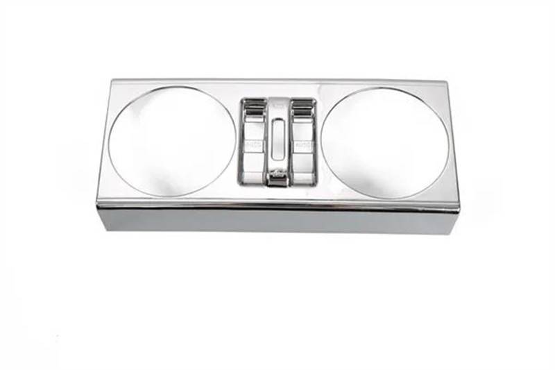 VBNYBA Autoinnenausstattung Kompatibel Mit Jeep Für Wrangler JK 2007 2008 2009 2010 Auto Fensterheber Schalter Taste Dekoration Trim Abdeckung Rahmen Aufkleber(2) von VBNYBA