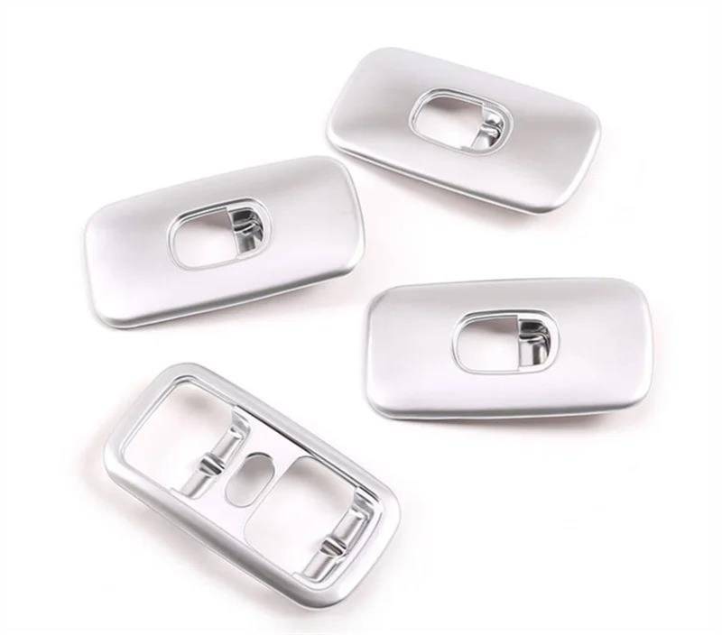 VBNYBA Autoinnenausstattung Kompatibel Mit Mercedes Für Benz Für G-Klasse W463 2007 2008 2009 2010, Auto-Fensterheber-Schalter, Knopf, Rahmenabdeckung, Zieraufkleber, Dekorationszubehör(2) von VBNYBA