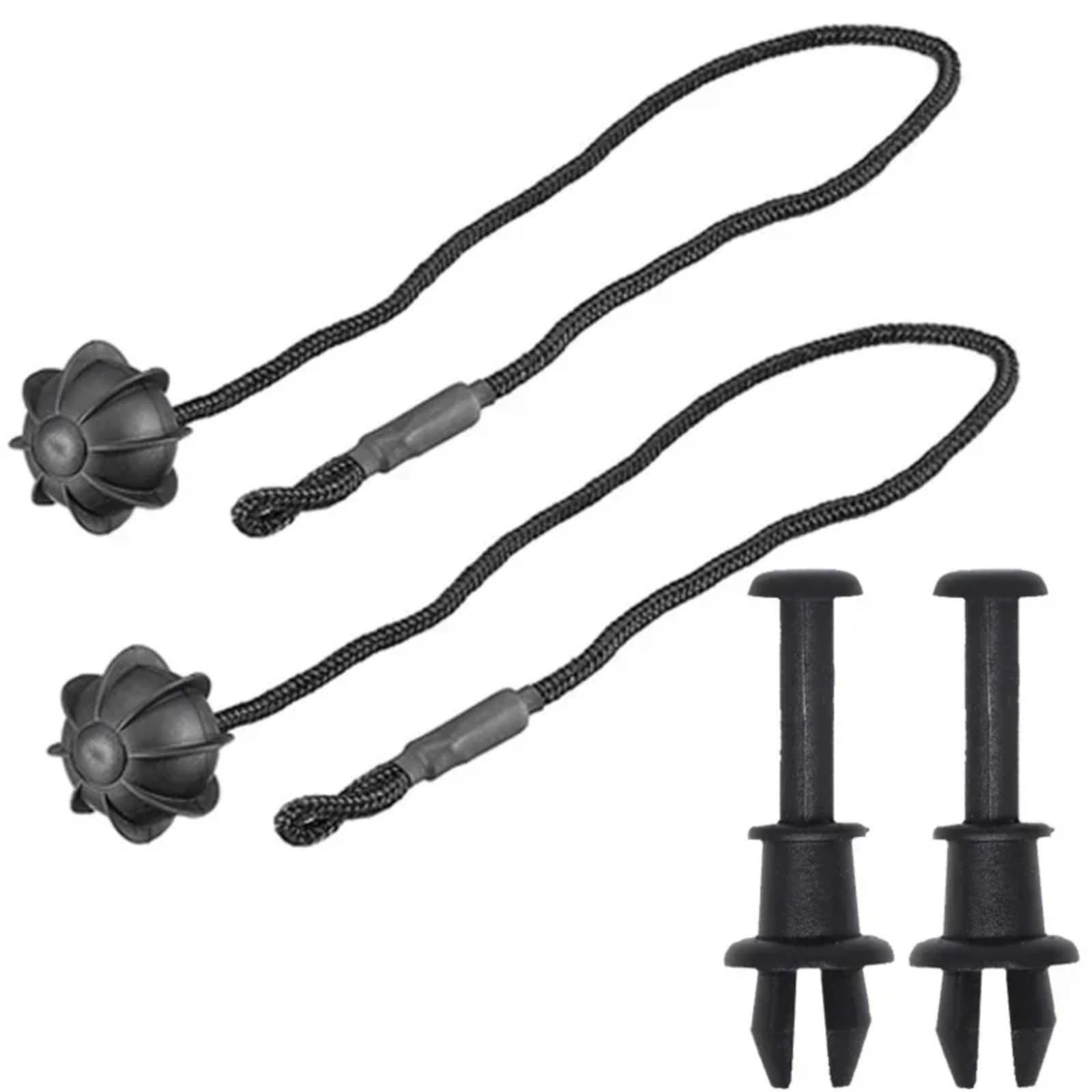 VBNYBA Heckablage Strap Auto Kompatibel Mit Q2 2018 2019-2022 Für Q3 F3 2019–2022, Kofferraum-Laderaum-Paketregal, Schnurclips, Halter, Drehkabelaufhänger 5E5863634(1 Kit) von VBNYBA