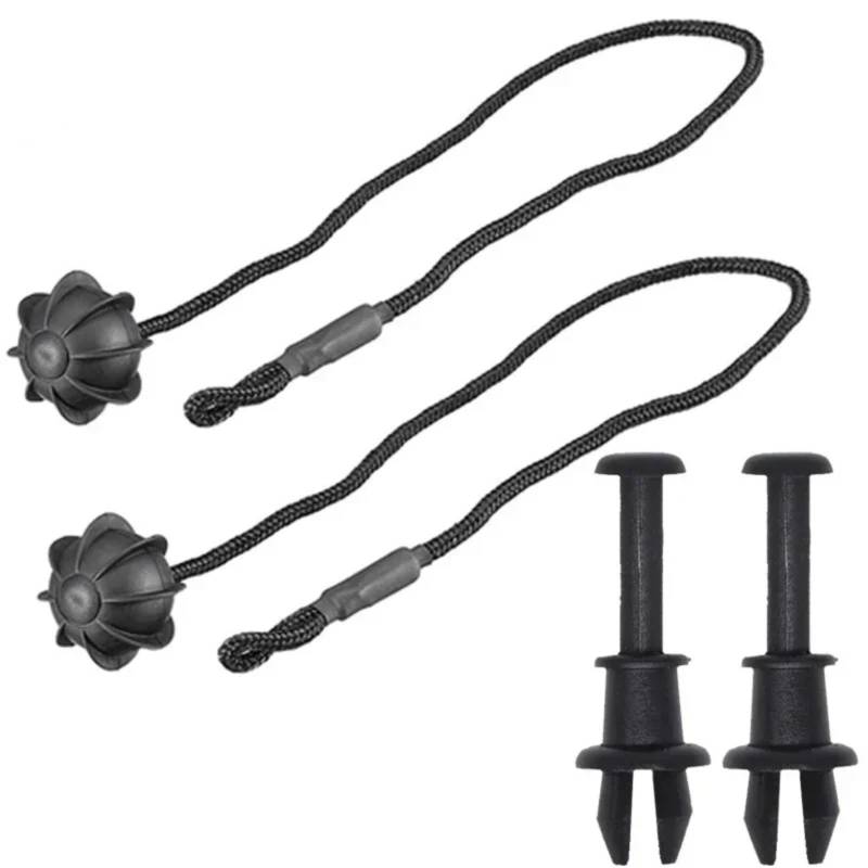 VBNYBA Heckablage Strap Auto Kompatibel Mit Q2 2018 2019-2022 Für Q3 F3 2019–2022, Kofferraum-Laderaum-Paketregal, Schnurclips, Halter, Drehkabelaufhänger 5E5863634(1 Kit) von VBNYBA