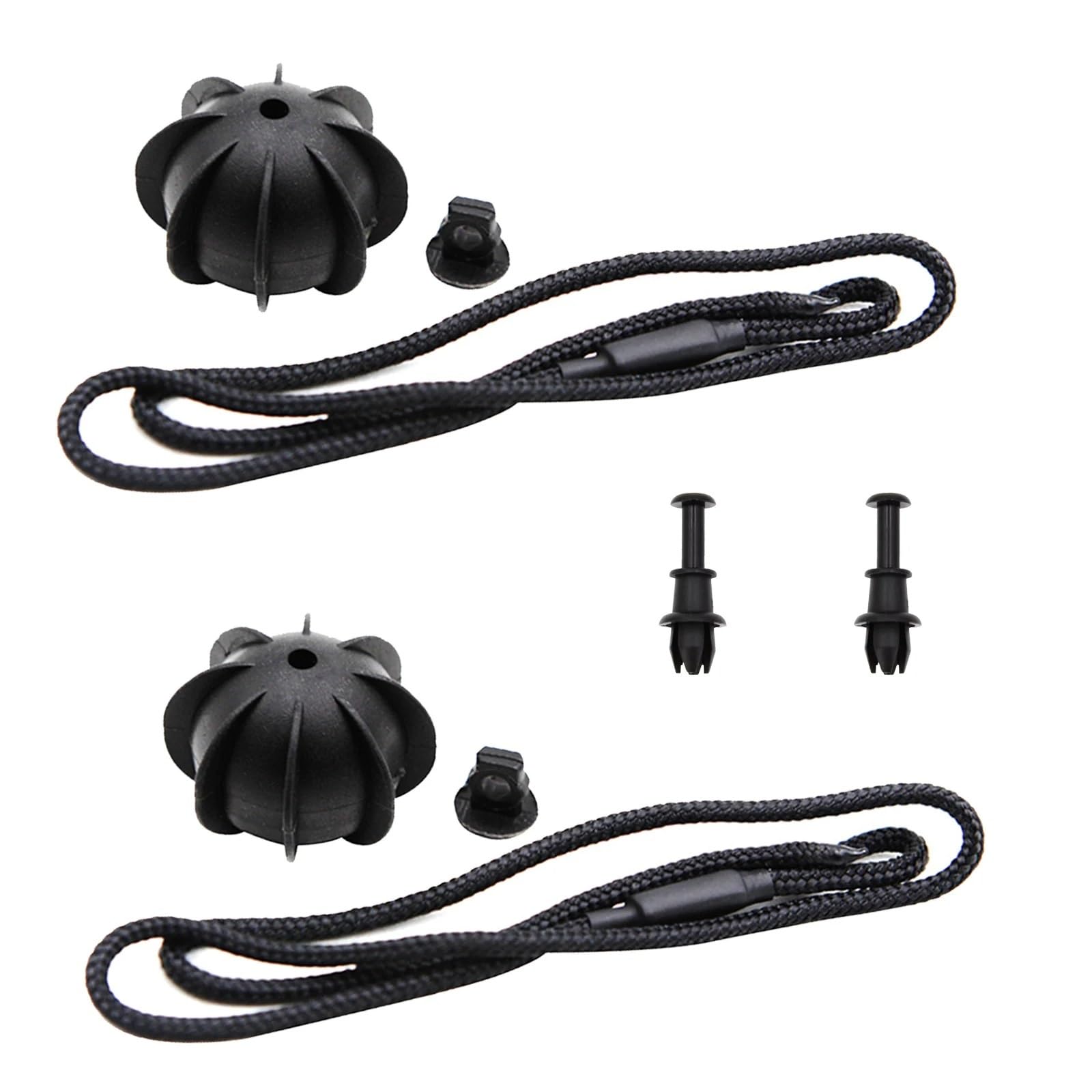 VBNYBA Heckablage Strap Auto Kompatibel Mit VW Für GTI 2006 2007 2008 2009–2019, Gepäckraumablage-String, Heckablagen-String, Kofferraum-Hängegurt, Haltegurt(2pcs with Clips) von VBNYBA