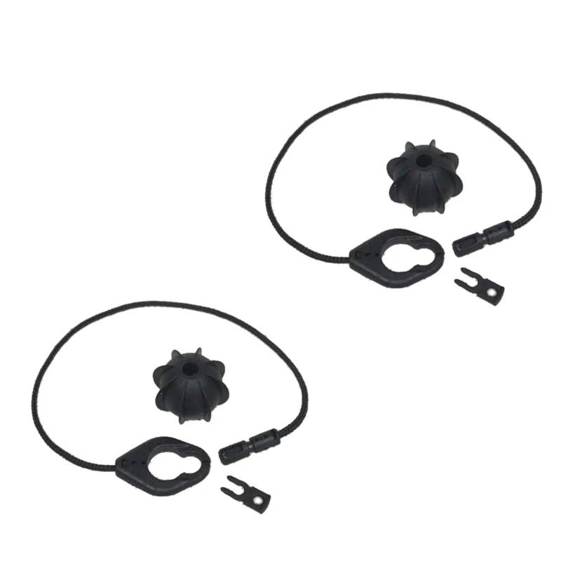 VBNYBA Heckablage Strap Auto Kompatibel Mit VW Für Tiguan 2008 2009 2010 2011 2012–2018 Haltegurt Für Die Rückseite des Kofferraumdeckels, Satinschwarz, Kleines Ball-Festseil, 5N0863447(2 Set) von VBNYBA