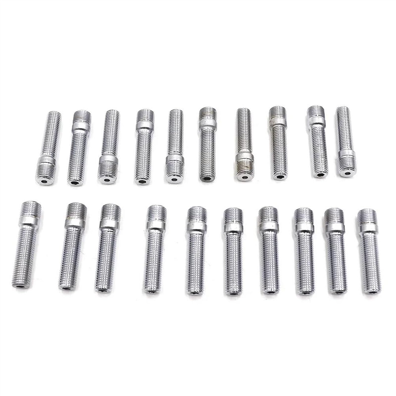 VBNYBA Radnabenmuttern 20 Stück Autozubehör Reifenschrauben 58 Mm Radmuttern Radmuttern M12 X 1,25 M12 X 1,5 M14 X 1,25 M14 X 1,5(M14x1.5) von VBNYBA