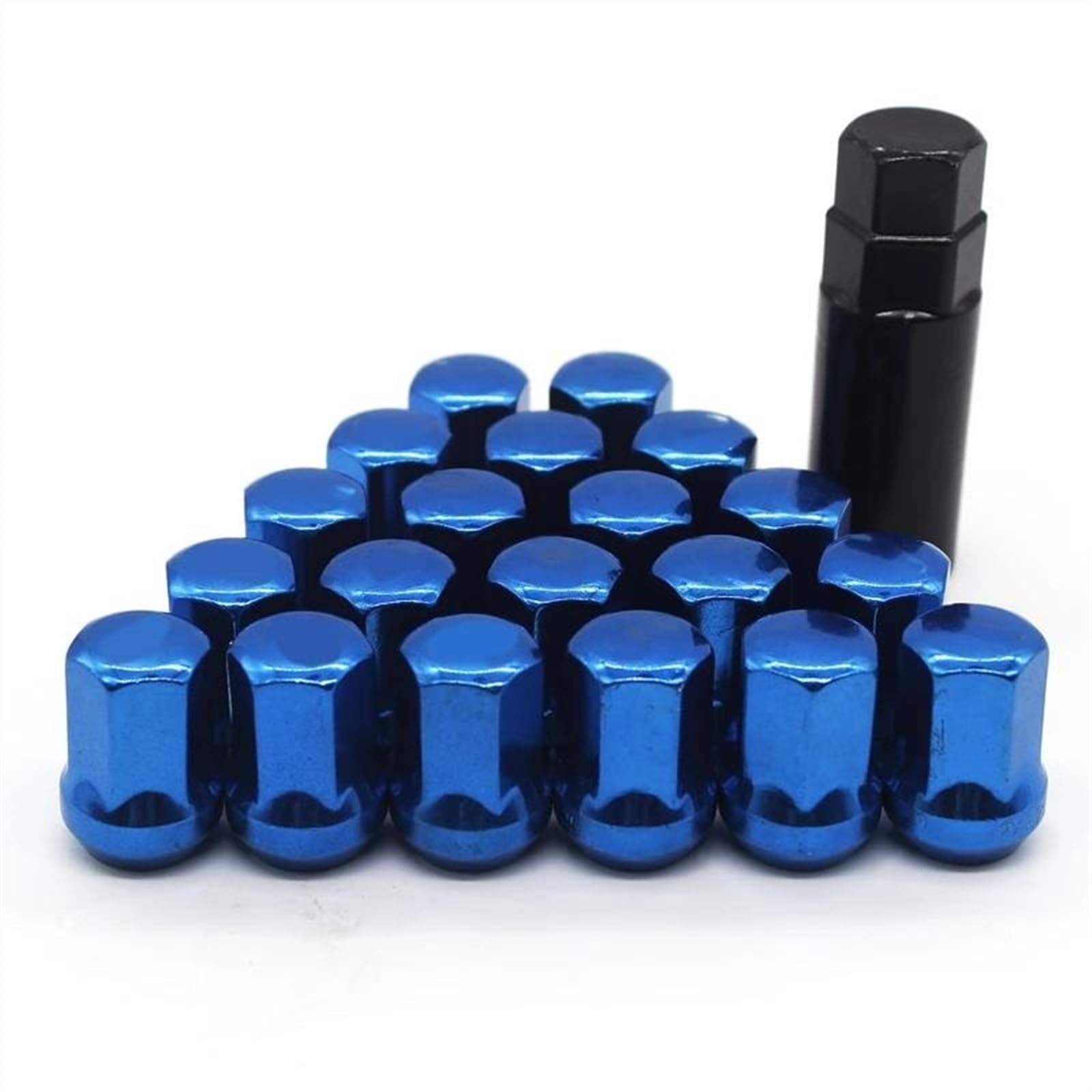 VBNYBA Radnabenmuttern 20 Stück M12x1,25 M12x1,5 Autozubehör Racing Stahlrad Verlängerte Muttern Felgen Radmuttern Racing Radmuttern Ersatzteile(2,M12x1.5) von VBNYBA