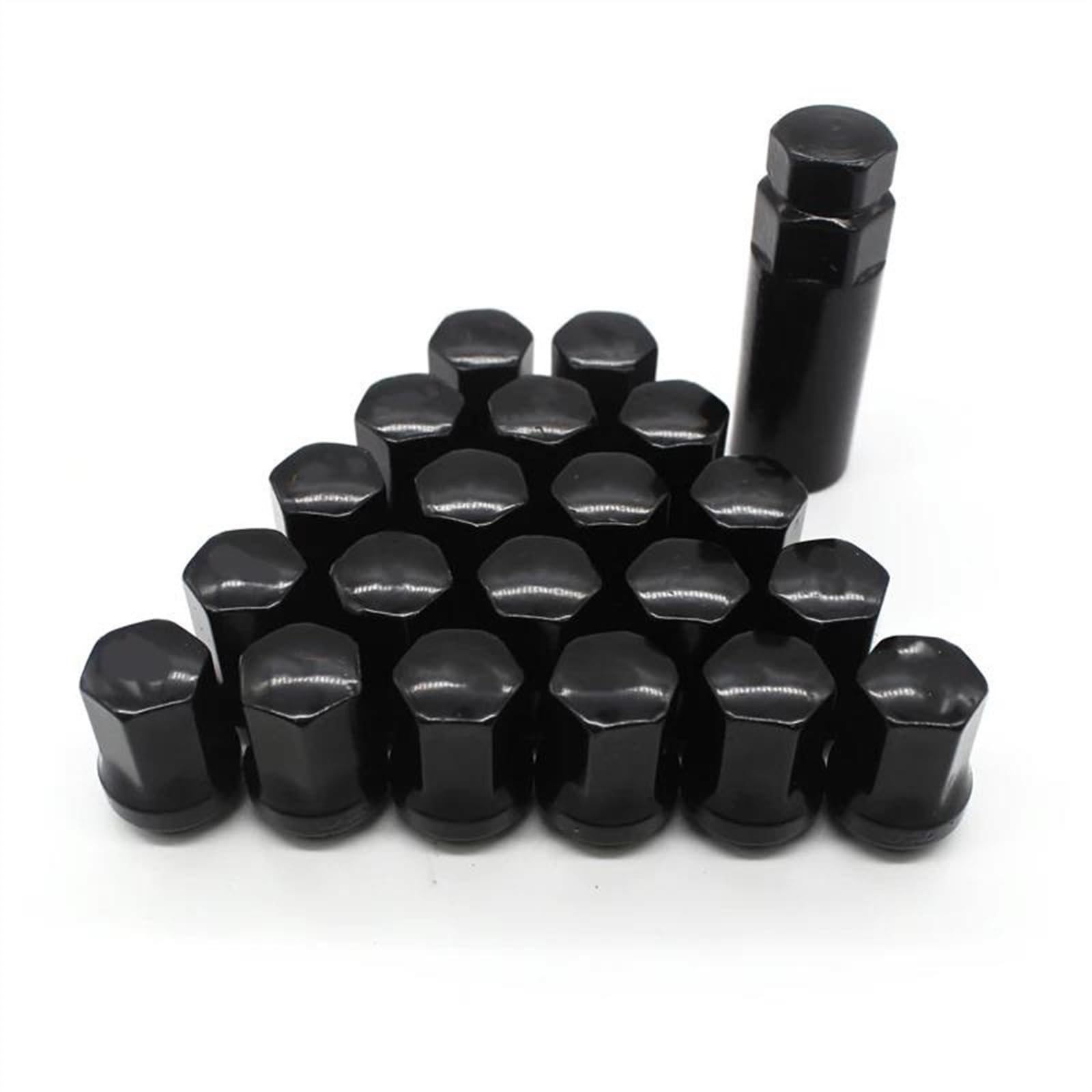 VBNYBA Radnabenmuttern 20 Stück M12x1,25 M12x1,5 Autozubehör Racing Stahlrad Verlängerte Muttern Felgen Radmuttern Racing Radmuttern Ersatzteile(3,M12x1.5) von VBNYBA