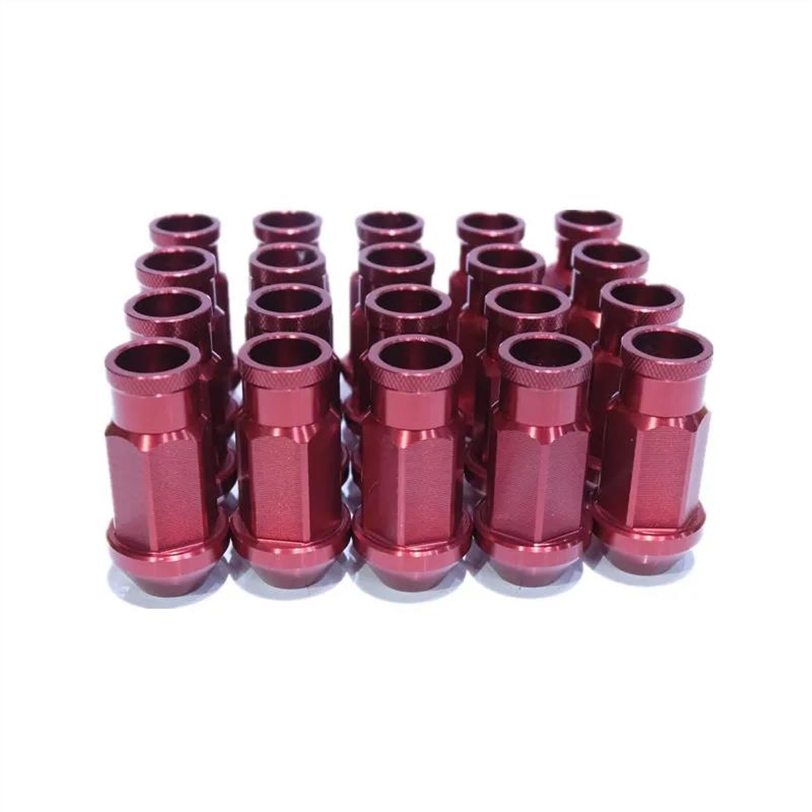 VBNYBA Radnabenmuttern 20PCS Universal Radmuttern M12x1,5/1,25 Auto Modifikation Racing Radmuttern Schraube Hub Reifen Schraube Bolzen(Color 1,M12x1.25) von VBNYBA