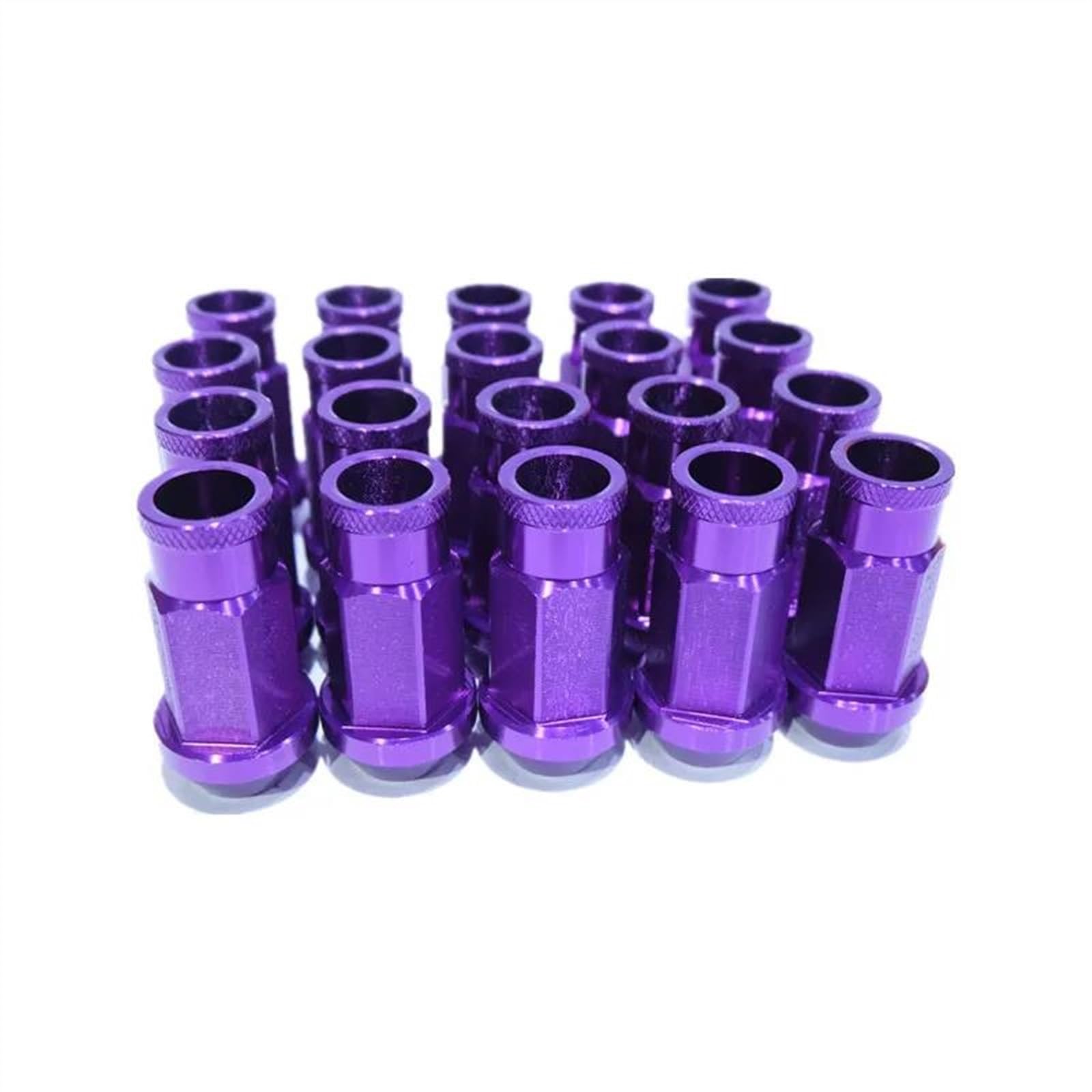 VBNYBA Radnabenmuttern 20PCS Universal Radmuttern M12x1,5/1,25 Auto Modifikation Racing Radmuttern Schraube Hub Reifen Schraube Bolzen(Color 3,M12x1.25) von VBNYBA