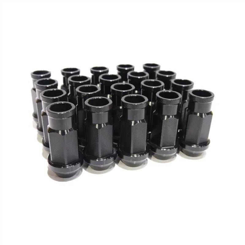 VBNYBA Radnabenmuttern 20PCS Universal Radmuttern M12x1,5/1,25 Auto Modifikation Racing Radmuttern Schraube Hub Reifen Schraube Bolzen(Color 4,M12x1.25) von VBNYBA