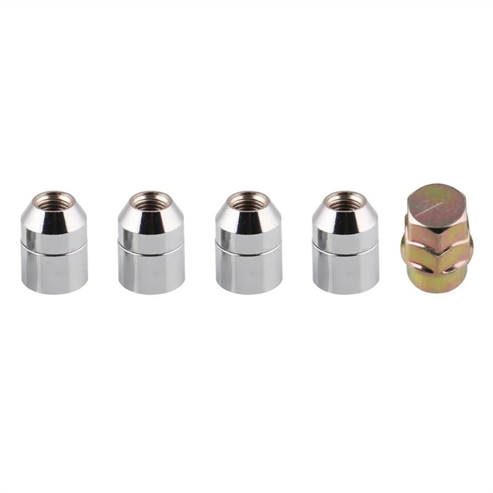 VBNYBA Radnabenmuttern 4 Stück/Set M12 X 1,5 Autozubehör Radmuttern 12 Mm X 1,5 Radmuttern + Schlüssel Universal Felgen Radschrauben Stehbolzen VBNYBA Radnabenmuttern 4 Stück/Set M12 X 1,5 Autozubehör Radmuttern 12 Mm X 1,5 Radmuttern + Schlüssel Universal Felgen Radschrauben Stehbolzen von VBNYBA