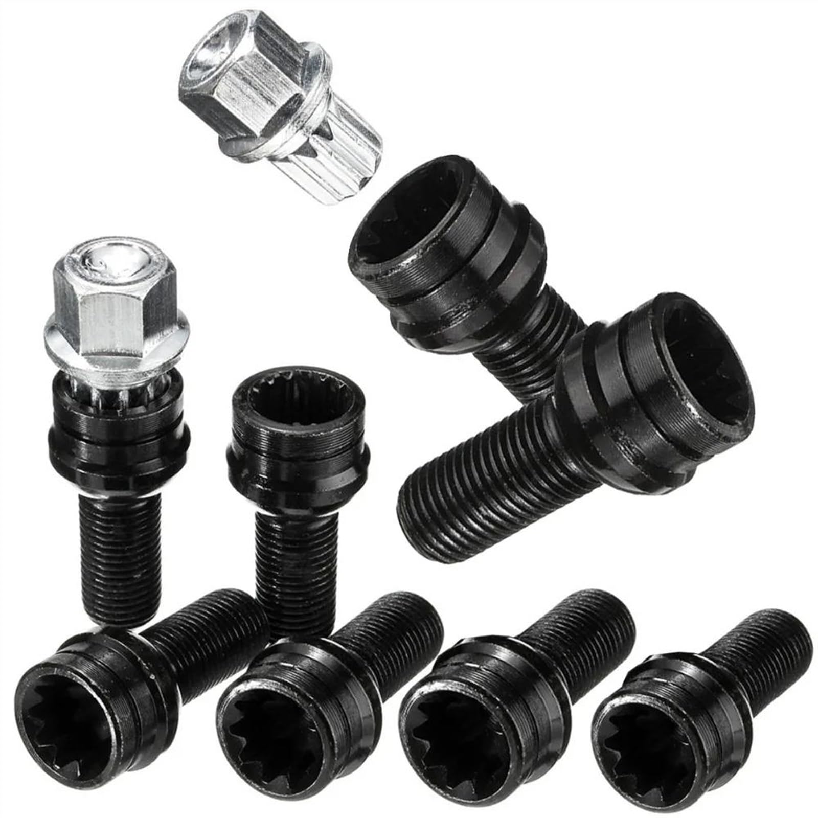 VBNYBA Radnabenmuttern 8 Stück Auto Stahl Radschrauben Radschrauben M14 * 1,5 Mm Radschrauben Set Bolzen Und Sicherungsmutter VBNYBA Radnabenmuttern 8 Stück Auto Stahl Radschrauben Radschrauben M14 * 1,5 Mm Radschrauben Set Bolzen Und Sicherungsmutter von VBNYBA