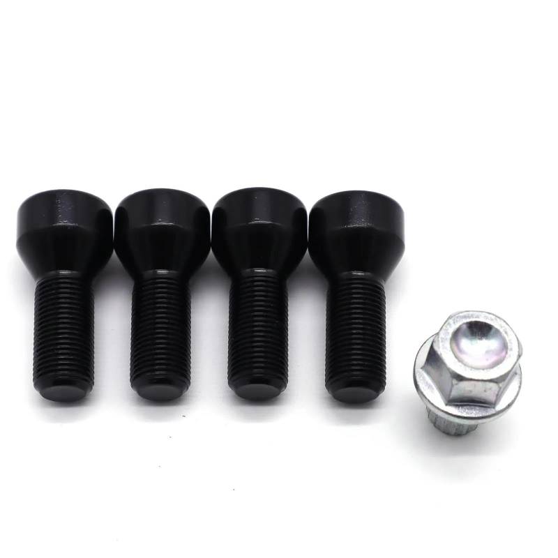 VBNYBA Radnabenmuttern Kompatibel Mit 1 3 5 6series 325 328i 525i 528i Z3 Z4 M3 M5 M6 Auto-Sperrradschrauben-Muttern-Set 36136786419 801700201 M12X1.5 von VBNYBA