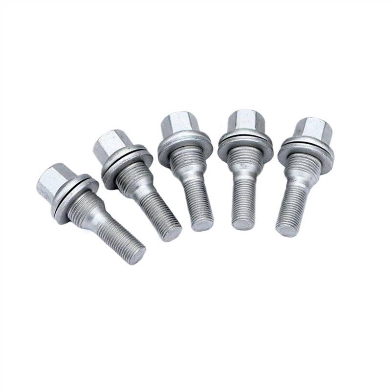 VBNYBA Radnabenmuttern Kompatibel Mit Citroen Für C2 C3 C3-XR C4 C4L DS3 DS4 C5 DS5 C6 5 Stück Auto-Radmuttern Schrauben Gewindelänge 28/40/45 Mm M12 X 1,25(5pcs 45mm) von VBNYBA