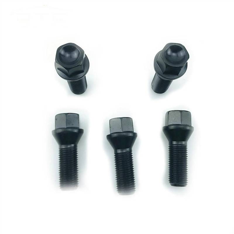 VBNYBA Radnabenmuttern Kompatibel Mit E65 E66 E83 36136792152 M14 X 1,25 Mm 5 Stück Auto-Radnaben-Sicherungsbolzen Radmuttern Schraube Auto-Reifenbolzen-Modifikation von VBNYBA