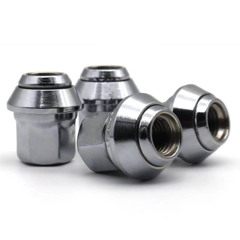 VBNYBA Radnabenmuttern Kompatibel Mit Ford Für B-Max Für Fiesta Für Kuga Für Mondeo MK4 MK5 MK6 MK7 MK8 4 Stück Auto-Leichtmetallradmuttern M12 × 1,5 19 Mm Sechskant-Radnaben-Reifenschraubenbolzen von VBNYBA
