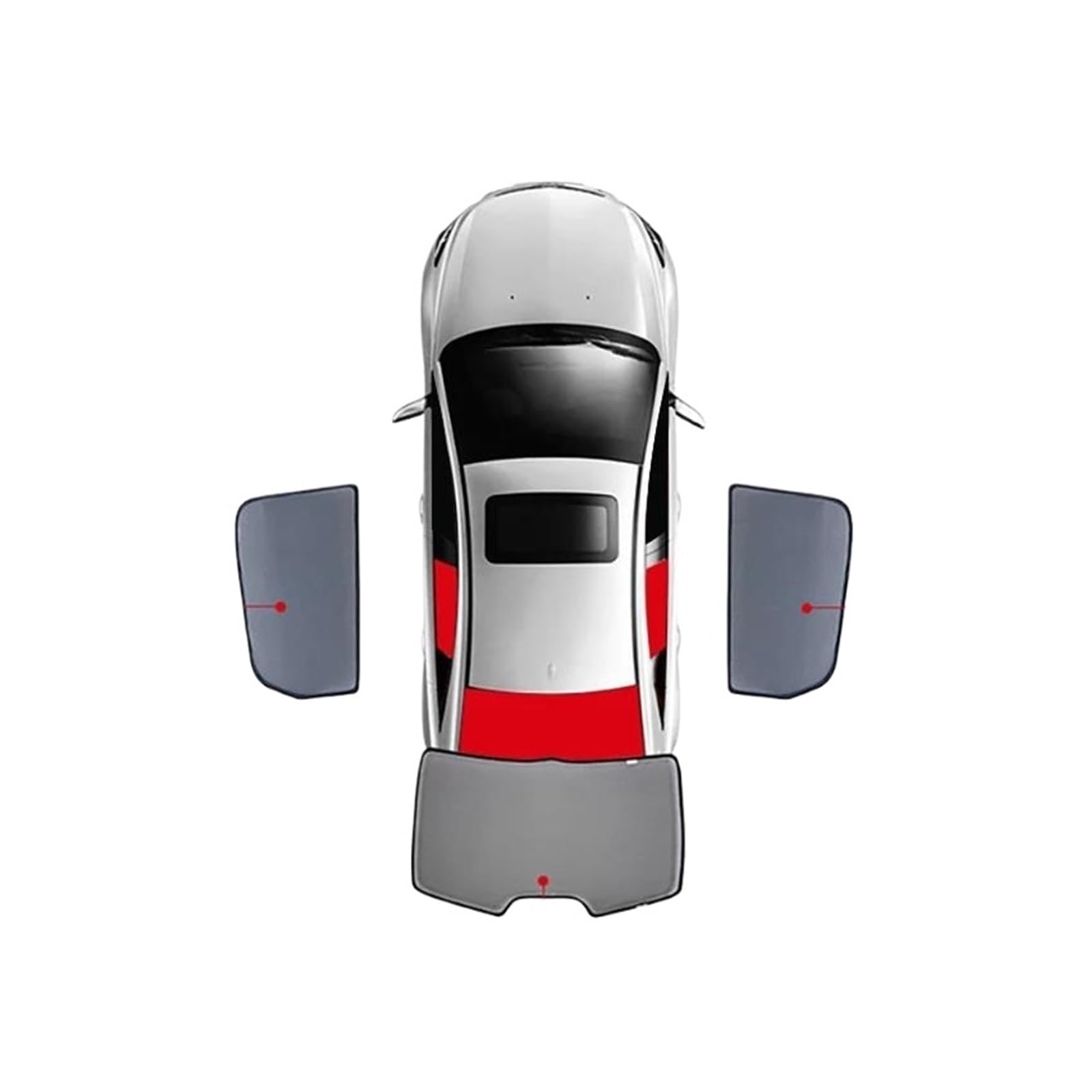 Sonnenblende Sonnenschutz Auto Für VW Für T-Cross 2018 2019 2020 2021 2022 2023 2024 Auto Sonnenschirm Visier Frontscheibe Vorhang(3PCS) von VBVGMZAS