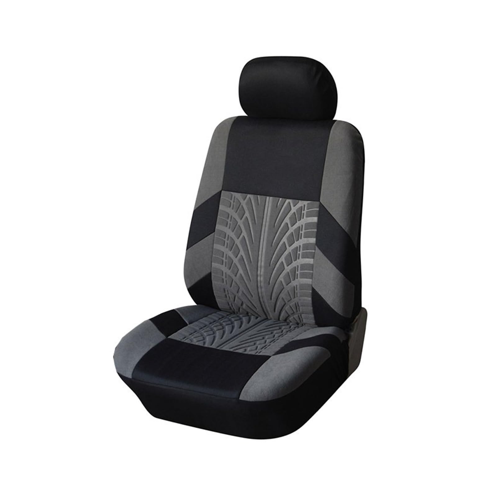 VBVGMZAS Auto Sitzbezüge Atmungsaktive Komplettset Autositzbezüge Universal für vorne/hinten Geteilte Sitzbank Autositzschutz für Kia für Rio Sitzbezüge Auto(GRAY-1pcs) von VBVGMZAS