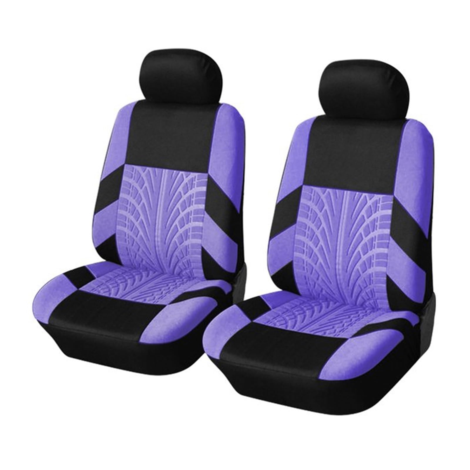 VBVGMZAS Auto Sitzbezüge Atmungsaktive Komplettset Autositzbezüge Universal für vorne/hinten Geteilte Sitzbank Autositzschutz für Kia für Rio Sitzbezüge Auto(Purple 2 Front) von VBVGMZAS