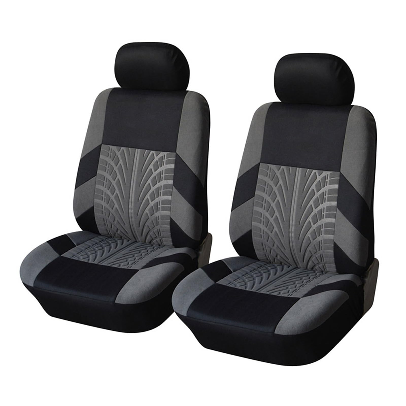 VBVGMZAS Auto Sitzbezüge Autositzbezüge (Doppelsitze vorne und 2+1 Sitze) für Daily III Camion Plate 2005 Sitzbezüge Auto(Gray-4PCS) von VBVGMZAS