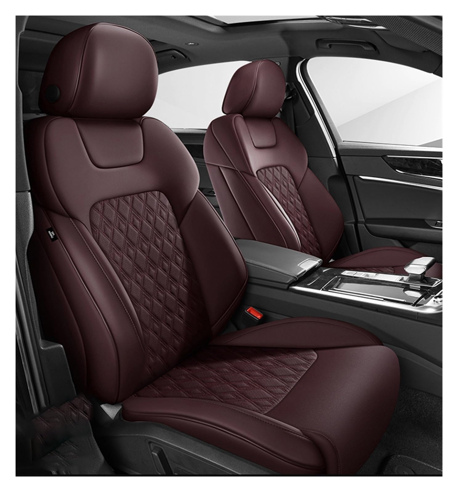 VBVGMZAS Auto Sitzbezüge Autositzbezüge für Toyota für Land für Cruiser 100 200, 360 ° voll abgedeckt, Accesorios Vehículos Sitzbezüge Auto(Just one seat 3) von VBVGMZAS
