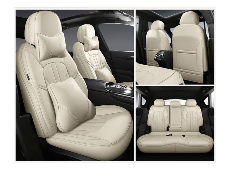 VBVGMZAS Auto Sitzbezüge Benutzerdefinierte Komplettset Autositzbezüge für Benz W204 2007 2008 2009 2010 2011 2013 2014 Lederinnenausstattung Autositzschutz Sitzbezüge Auto(7 PCS 4) von VBVGMZAS