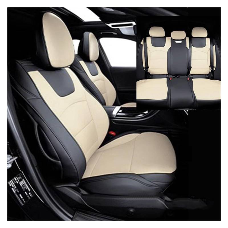 VBVGMZAS Auto Sitzbezüge Für Benz EQE 2022-2024 Autositzbezüge Komplettset Strapazierfähiges Material Für Benz EQE 350 Limousine SUV Sitzbezüge Auto(Color 18) von VBVGMZAS