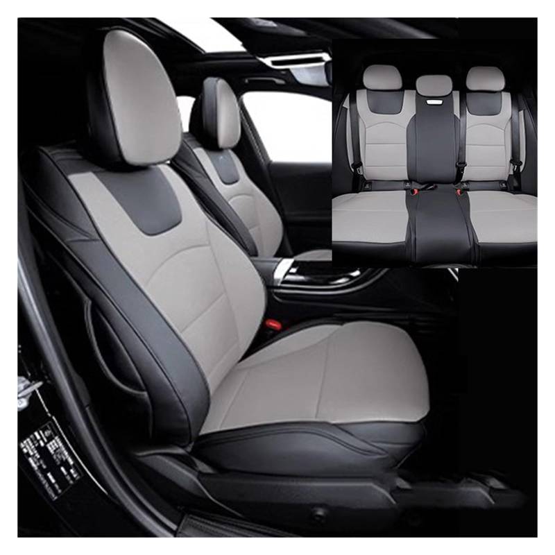 VBVGMZAS Auto Sitzbezüge Für Benz EQE 2022-2024 Autositzbezüge Komplettset Strapazierfähiges Material Für Benz EQE 350 Limousine SUV Sitzbezüge Auto(Color 19) von VBVGMZAS