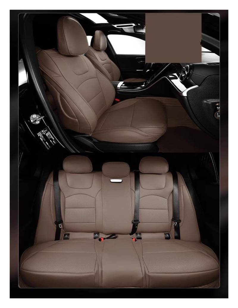 VBVGMZAS Auto Sitzbezüge Für Benz EQE 2022-2024 Autositzbezüge Komplettset Strapazierfähiges Material Für Benz EQE 350 Limousine SUV Sitzbezüge Auto(Color 2) von VBVGMZAS