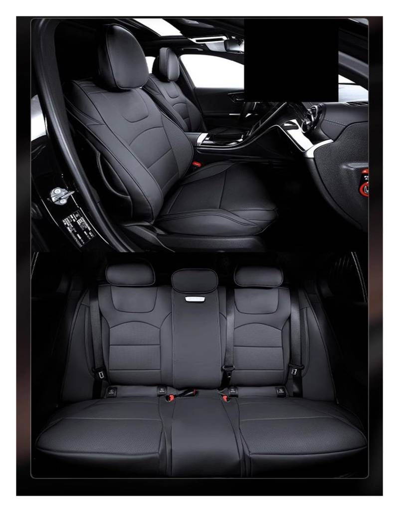 VBVGMZAS Auto Sitzbezüge Für Benz EQE 2022-2024 Autositzbezüge Komplettset Strapazierfähiges Material Für Benz EQE 350 Limousine SUV Sitzbezüge Auto(Color 3) von VBVGMZAS
