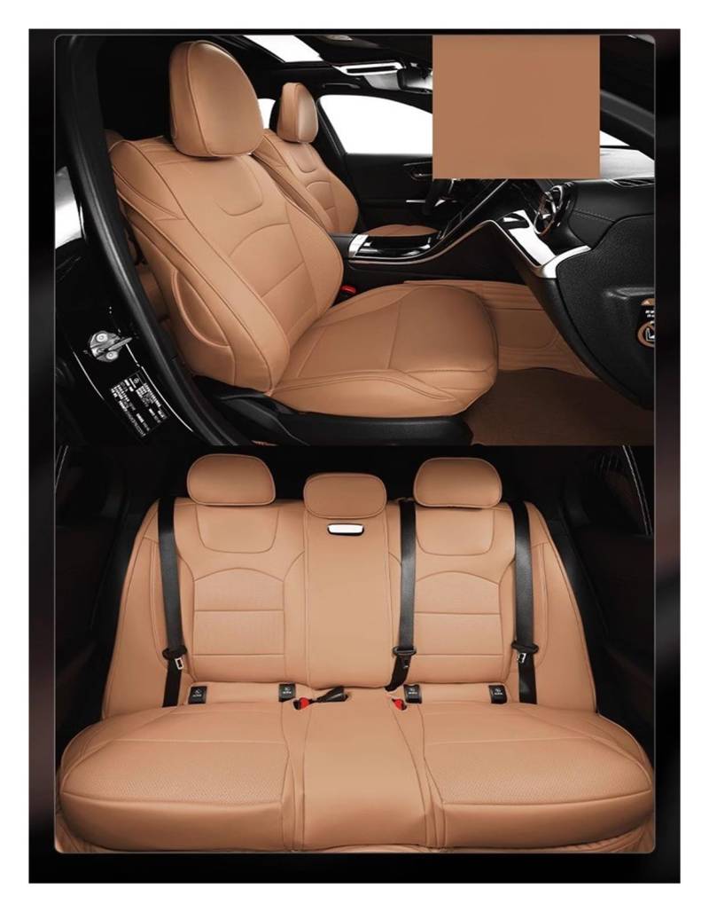 VBVGMZAS Auto Sitzbezüge Für Benz EQE 2022-2024 Autositzbezüge Komplettset Strapazierfähiges Material Für Benz EQE 350 Limousine SUV Sitzbezüge Auto(Color 5) von VBVGMZAS