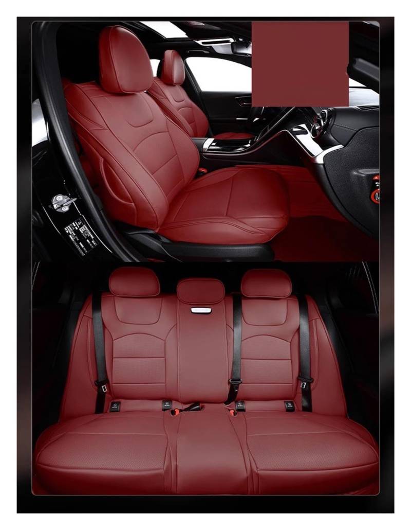 VBVGMZAS Auto Sitzbezüge Für Benz EQE 2022-2024 Autositzbezüge Komplettset Strapazierfähiges Material Für Benz EQE 350 Limousine SUV Sitzbezüge Auto(Color 6) von VBVGMZAS