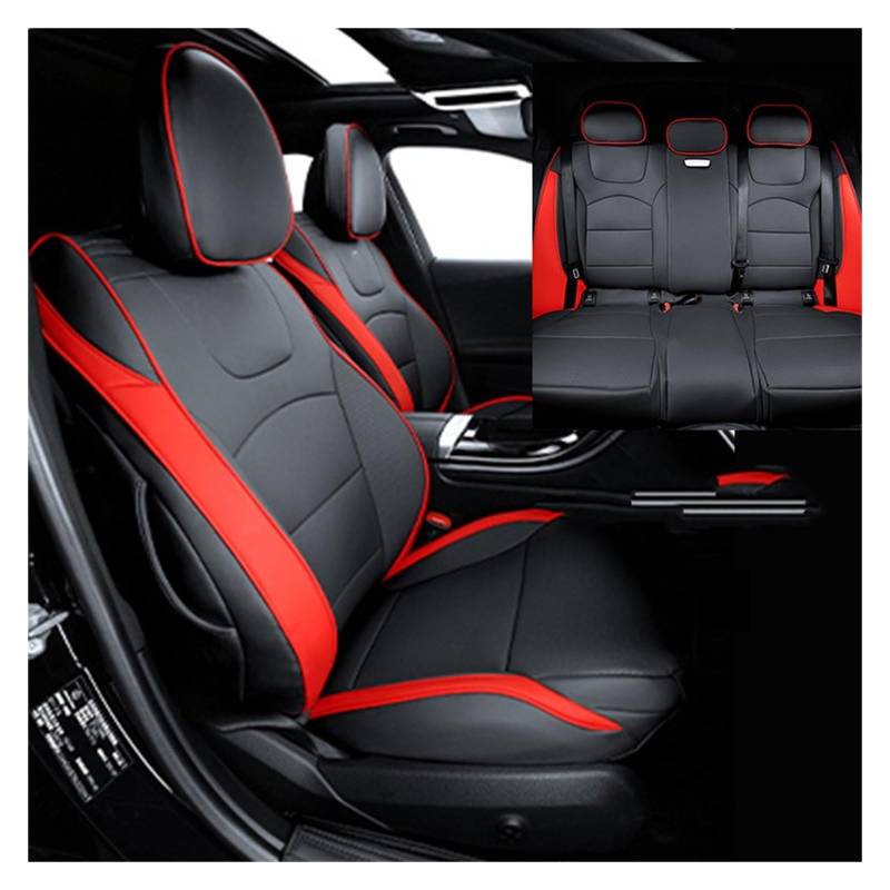 VBVGMZAS Auto Sitzbezüge Für Benz EQE 2022-2024 Autositzbezüge Komplettset Strapazierfähiges Material Für Benz EQE 350 Limousine SUV Sitzbezüge Auto(Color 7) von VBVGMZAS