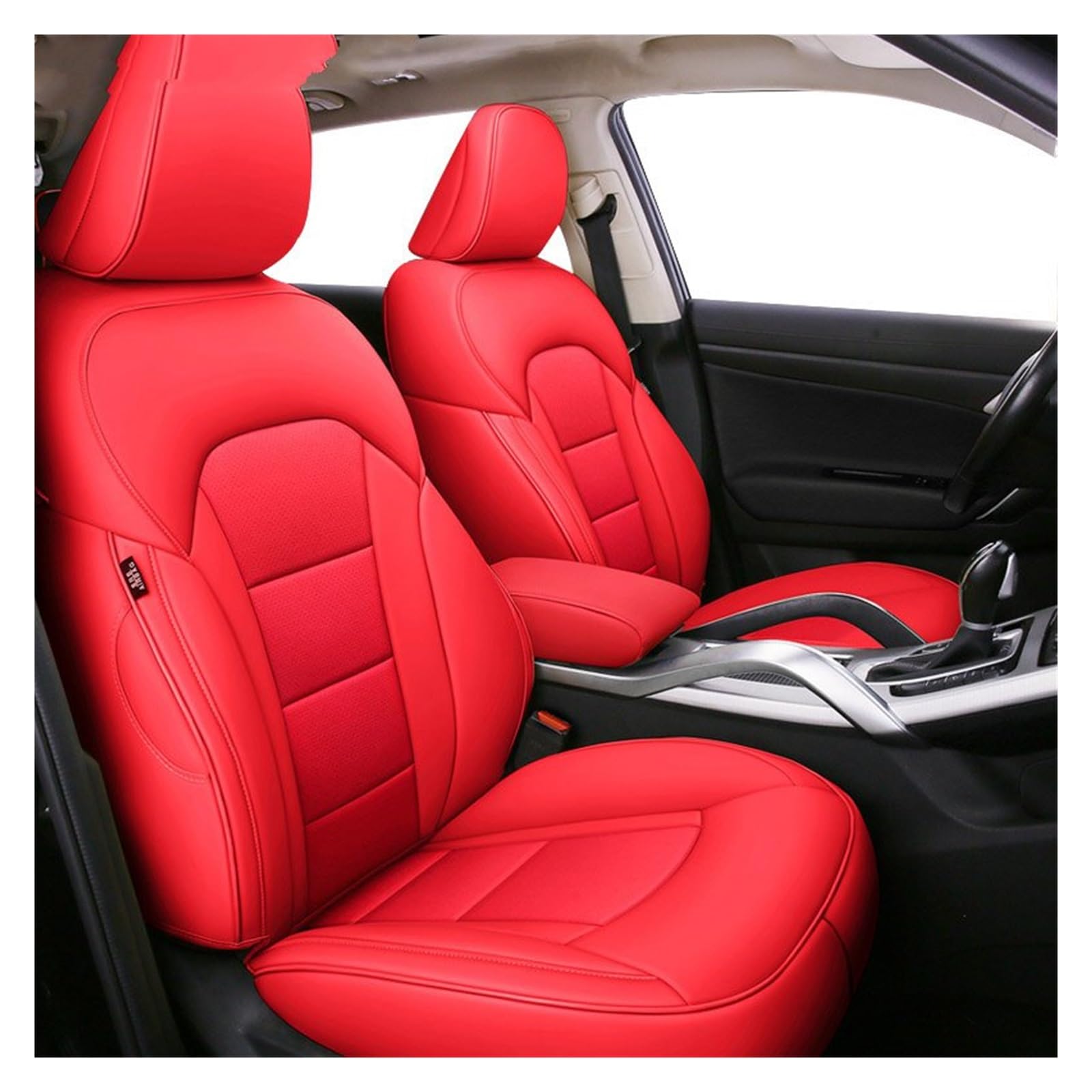 VBVGMZAS Auto Sitzbezüge Für Fiesta MK7 für Kuga für Fusion für Ranger für Explorer 5 maßgeschneiderte Leder-Autositzbezüge Sitzbezüge Auto(Color 10) von VBVGMZAS