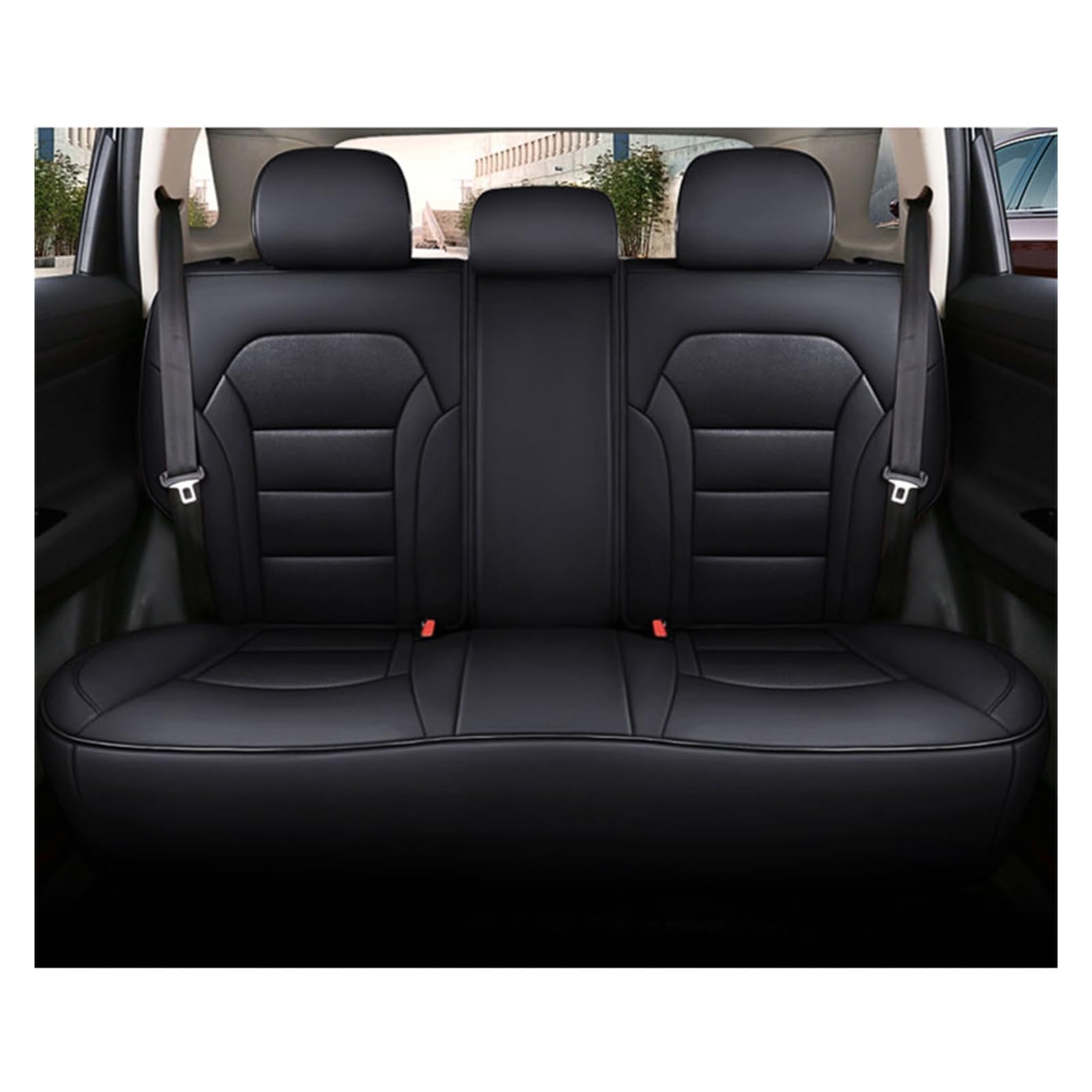 VBVGMZAS Auto Sitzbezüge Für Fiesta MK7 für Kuga für Fusion für Ranger für Explorer 5 maßgeschneiderte Leder-Autositzbezüge Sitzbezüge Auto(Color 5) von VBVGMZAS