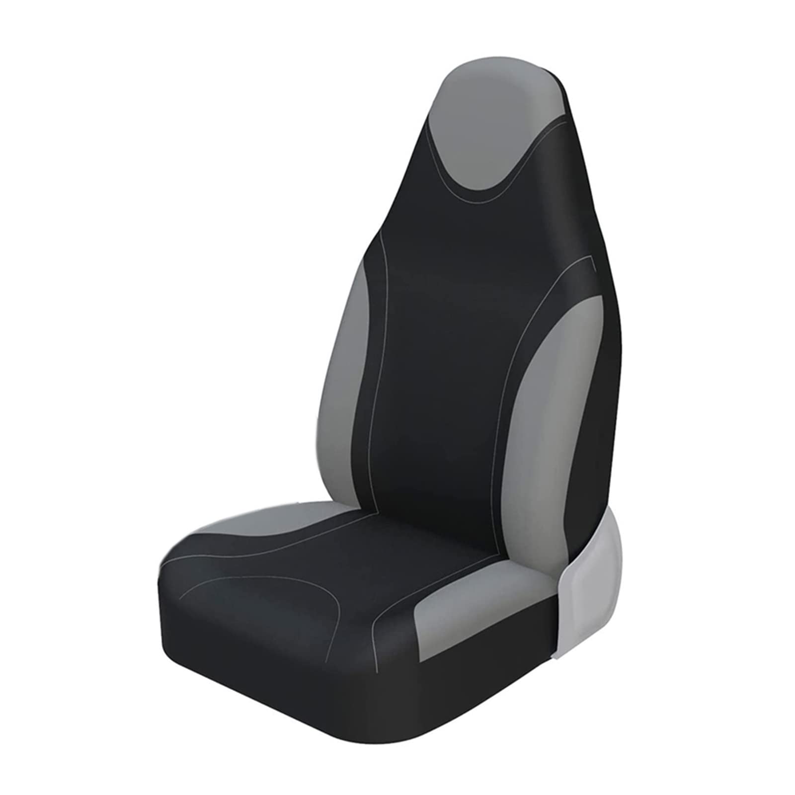 VBVGMZAS Auto Sitzbezüge Komplettset mit hoher Rückenlehne, Schalensitzschutz, universelle Autositzbezüge für Opel für Vivaro 2010 Sitzbezüge Auto(1pc Gray) von VBVGMZAS