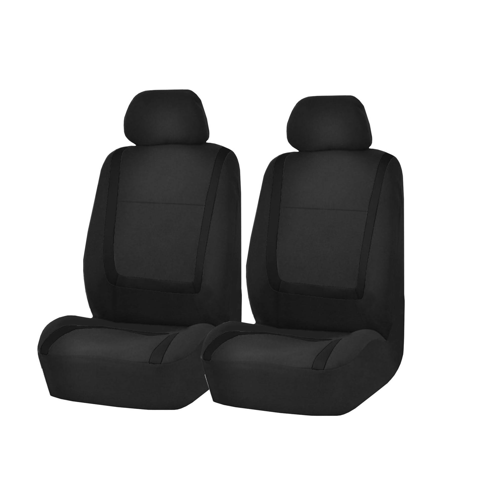 VBVGMZAS Auto Sitzbezüge Stoff Autositzbezüge für Hyundai für I30 für Creta für Tucson für Ix35 für Solaris Terracan Autokissen Sitzbezüge Auto(2Seats-Grey) von VBVGMZAS