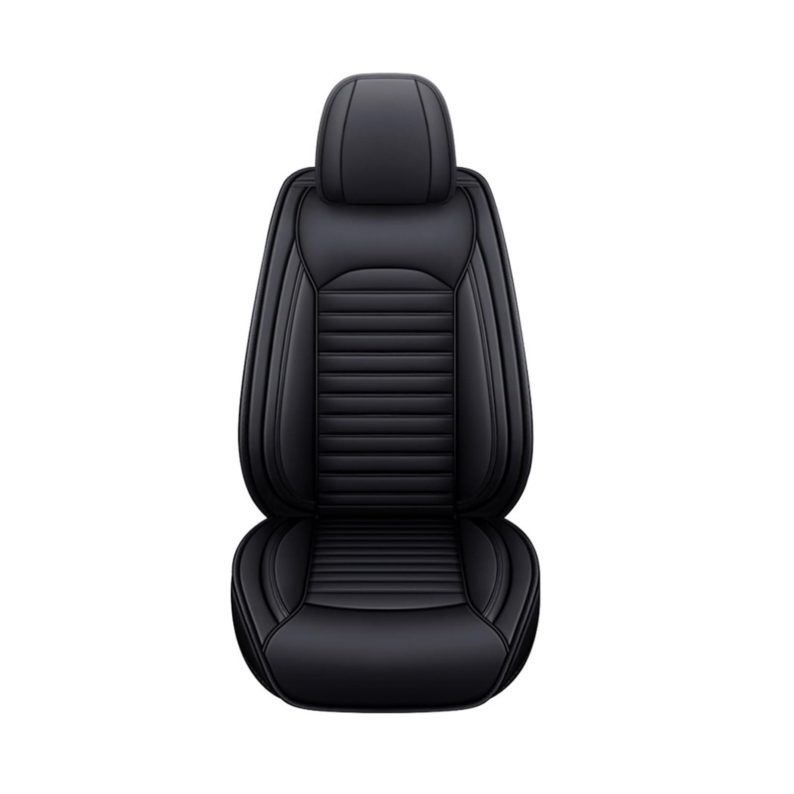 VBVGMZAS Auto Sitzbezüge Universal-Autositzbezug Für Ford Für Fiesta MK7 Für Fusion Für Kuga Für Figo Für Taurus Autozubehör Innenausstattung Sitzbezüge Auto(Black) von VBVGMZAS