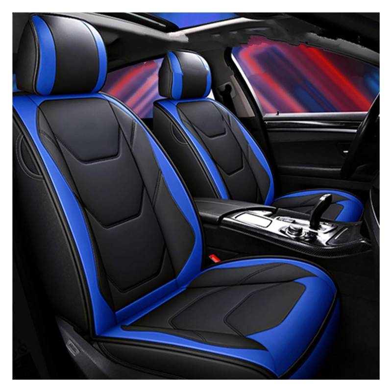 VBVGMZAS Auto Sitzbezüge Universelle Autositzbezüge für Toyota für Camry für RAV4 für Venza für Corolla für Yaris Altise Aurion Crown Hilux Levin Verso VIOSL Autozubehör Sitzbezüge Auto(Blue Front) von VBVGMZAS