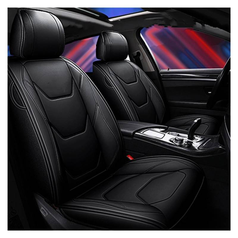VBVGMZAS Auto Sitzbezüge Universelle Autositzbezüge für Toyota für Camry für RAV4 für Venza für Corolla für Yaris Altise Aurion Crown Hilux Levin Verso VIOSL Autozubehör Sitzbezüge Auto(Black Front) von VBVGMZAS
