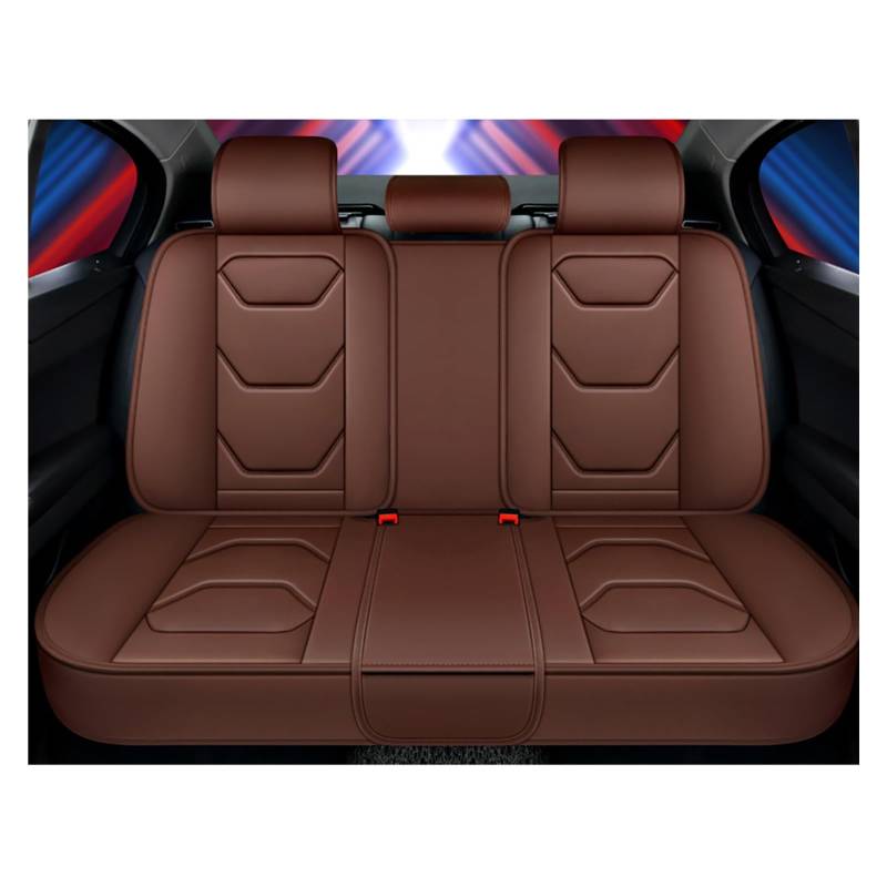 VBVGMZAS Auto Sitzbezüge Universelle Autositzbezüge für Toyota für Camry für RAV4 für Venza für Corolla für Yaris Altise Aurion Crown Hilux Levin Verso VIOSL Autozubehör Sitzbezüge Auto(Coffee Rear) von VBVGMZAS