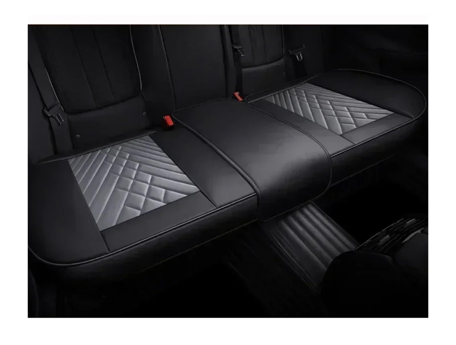 VBVGMZAS Auto Sitzbezüge Vollständige Abdeckung Autositzbezug Kissen für Toyota für FJ für Cruiser für Mark X für Premio Autozubehör Sitzbezüge Auto(Only Rear Seat 4) von VBVGMZAS
