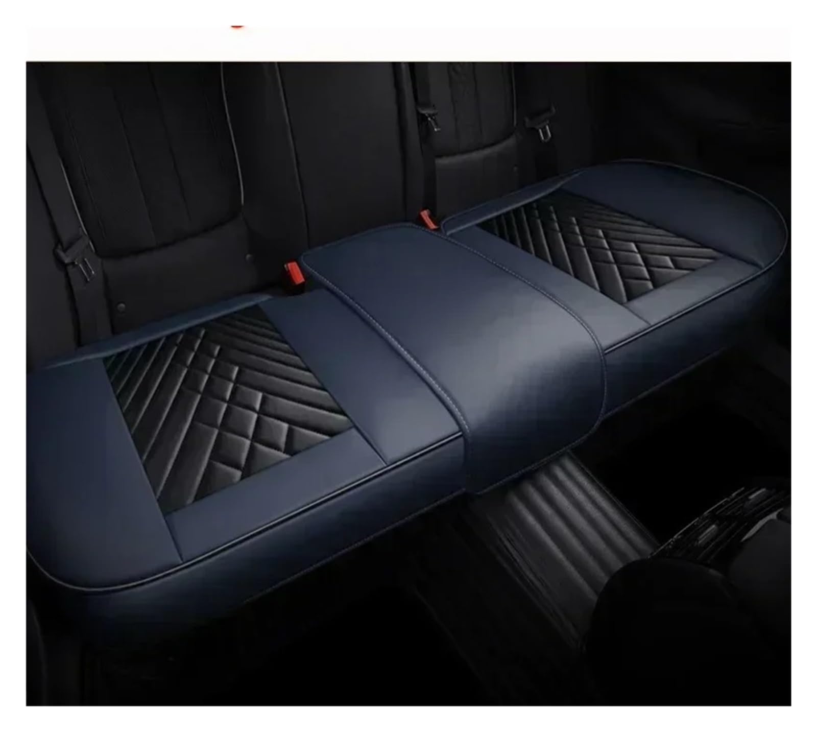 VBVGMZAS Auto Sitzbezüge Vollständige Abdeckung Autositzbezug Kissen für VW für Polo für Atlas für Jetta für Bora für EOS für Sharan UP Autozubehör Sitzbezüge Auto(Only Rear Seat 1) von VBVGMZAS