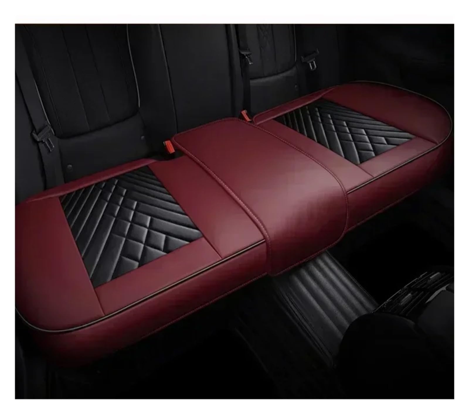 VBVGMZAS Auto Sitzbezüge Vollständige Abdeckung Autositzbezug Kissen für VW für Polo für Atlas für Jetta für Bora für EOS für Sharan UP Autozubehör Sitzbezüge Auto(Only Rear Seat 7) von VBVGMZAS
