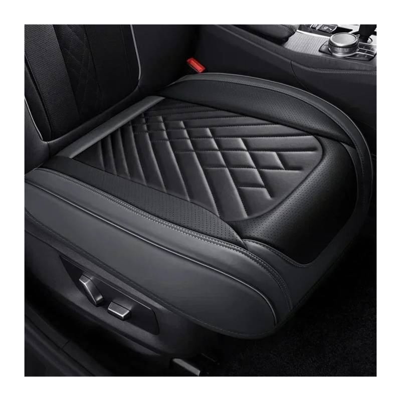 VBVGMZAS Auto Sitzbezüge Vollständige Abdeckung Pu-Leder-Autositzbezug-Kissen für OPEL für Antara für Corsa für Vectra B für Mokka Autozubehör Sitzbezüge Auto(Gray Black 1 Seat) von VBVGMZAS