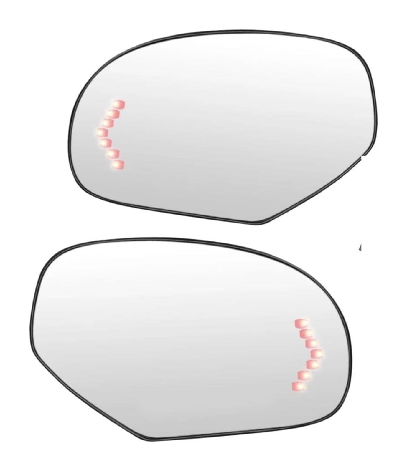 Außenspiegel Glas Für Avalanche Für Silverado Für Suburban Für Tahoe 2007-2014 Beheiztes Seitenspiegelglas Links Rechts(1pair) von VBVKEPENDZ